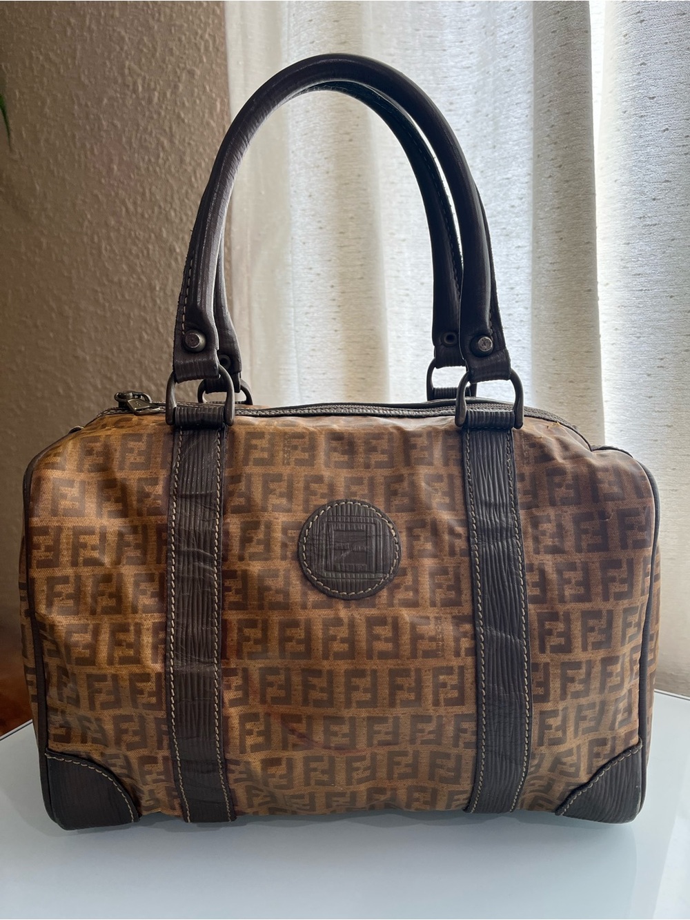 FENDI VINTAGE FF MONOGRAM HANDBAG